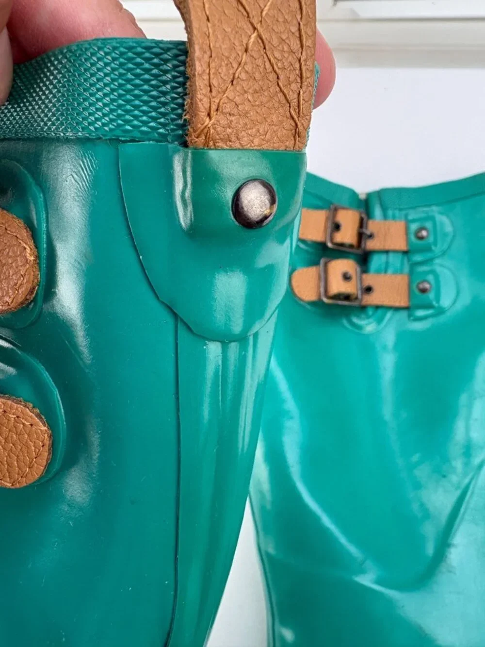 Chooka Classic Waterproof Tall Rain Boots Emerald Green Women's Size 7